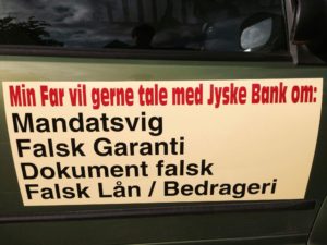 Kunde i jyske bank forsøges råbt op til dialog af bedraget kundes søn - Jyske bank er iskolde Se hvad sagen handler om her klik