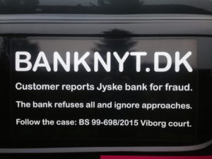 Tør du stole på jyske bank kke også stjæler og bedrager dig. - Hvis der er tale om misforståelser hvorfor svare jyske bank så ikke