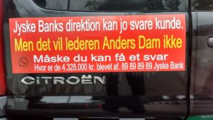 Det er Anders Dam der skaber offenlig Skriveri, et dialog møde ville have stoppet dette her allerede i maj 2016, da Anders Dam af kunde blev oplyst at her var nok tale om bedrageri