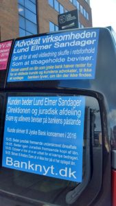 Mon ikke der er noget om snakken Jyske bank lyver, og Lund Elmer Sandager hjælper til for at skuffe i retsforhold